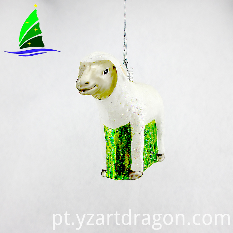 Enfeites de Natal de vidro claro Clear Glass Christmas Ornaments